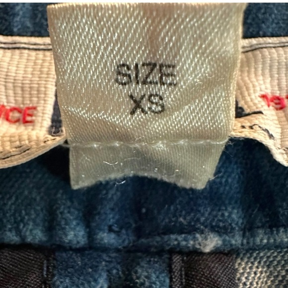 Vintage Diesel Blue Velvet Blazer Size XS Retro Y2K 70s Grunge Punk Fall Winter - Picture 8 of 11